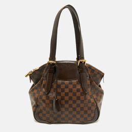 Louis Vuitton: Коричневая сумка 
