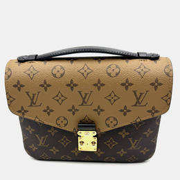 Louis Vuitton: Коричневая сумка  Pochette