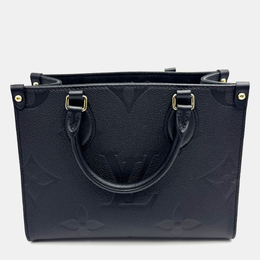 Louis Vuitton: Чёрная сумка-шоппер 