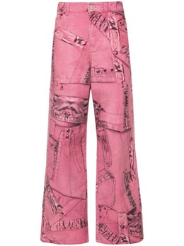 Blumarine: Розовые брюки 