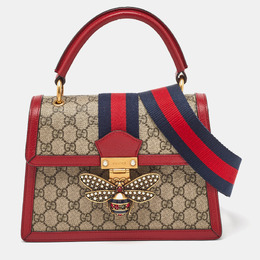 Gucci: Бежевая сумка на руку  GG Supreme