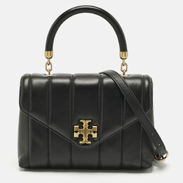 Tory Burch: Чёрная сумка на руку  Kira
