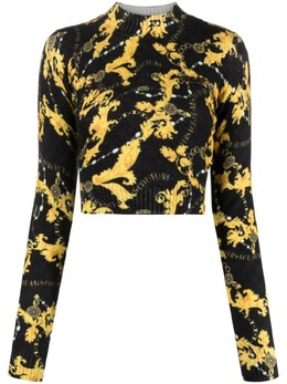 Versace Jeans Couture: Короткий топ 