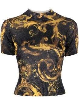 Versace Jeans Couture: Трикотажный топ 