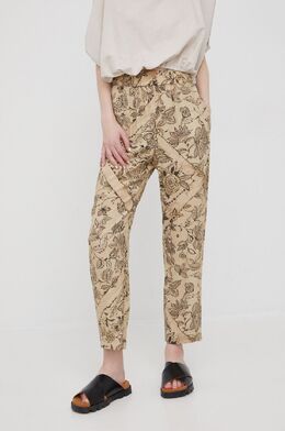 Sisley: Бежевые брюки 