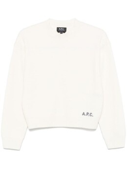 A.P.C.: Белый свитер 