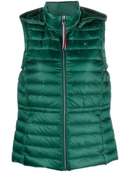 Tommy Hilfiger: Зелёный жилет 