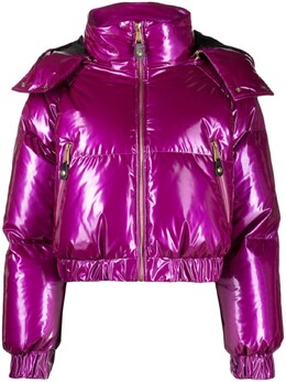 Versace Jeans Couture: Пуховик с капюшоном 