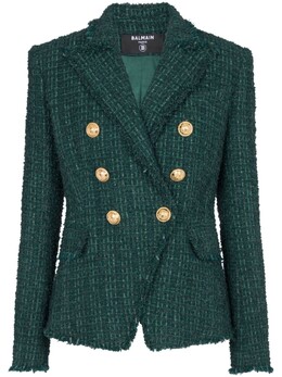 Balmain: Двубортный жакет 