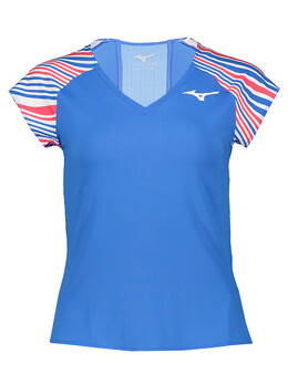 Mizuno: Синяя рубашка 