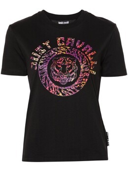 Just Cavalli: Чёрная футболка 