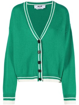 MSGM: Зелёный кардиган 