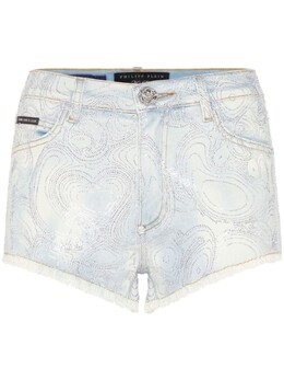Philipp Plein: Джинсовые шорты 