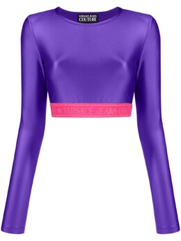 Versace Jeans Couture: Короткий топ 