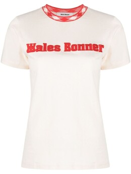 Wales Bonner: Бежевая футболка 