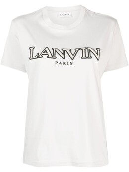 Lanvin: Серая футболка 