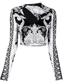 Versace: Короткий топ  Baroque