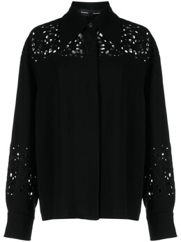 Proenza Schouler: Рубашка с вышивкой 