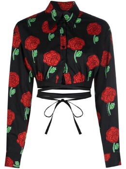 Versace Jeans Couture: Блуза с длинным рукавом 