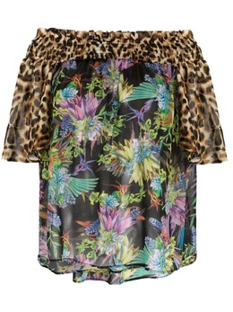 Just Cavalli: Блуза с открытыми плечами 
