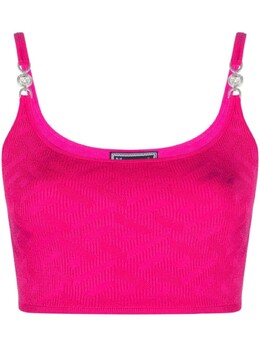 Versace: Короткий топ  Greca Medusa