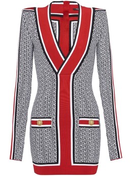 Balmain: Трикотажное платье 