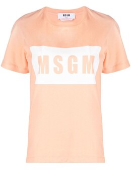 MSGM: Оранжевая футболка 