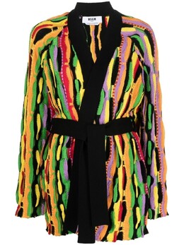 MSGM: Кардиган с поясом 