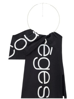 Courreges: Хлопковый топ 