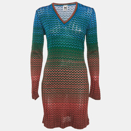 M Missoni: Многоцветное платье 