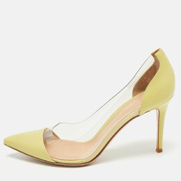 Gianvito Rossi: Зелёные туфли  Plexi