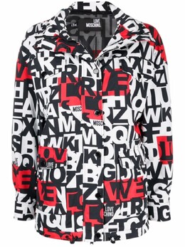 LOVE MOSCHINO: Куртка с принтом 