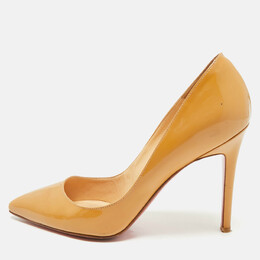 Christian Louboutin: Бежевые туфли  Pigalle