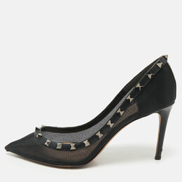 Valentino: Чёрные туфли  Rockstud