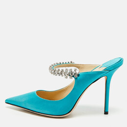 Jimmy Choo: Голубые сабо  Bing
