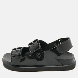 Gucci: Чёрные сандалии  Double G
