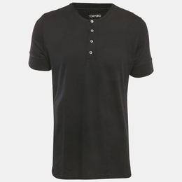 Tom Ford: Чёрная футболка  Henley