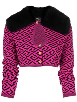 Versace: Короткий кардиган 