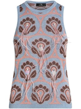 Etro: Жаккардовый топ 