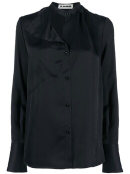 Jil Sander: Атласная рубашка 