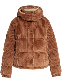 Moncler: Коричневая куртка 