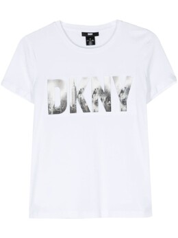 DKNY: Белая футболка 