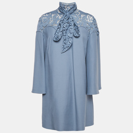 Valentino: Голубое платье 