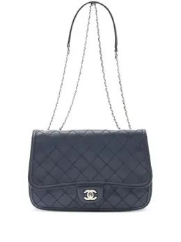 CHANEL Pre-Owned: Синяя сумка 