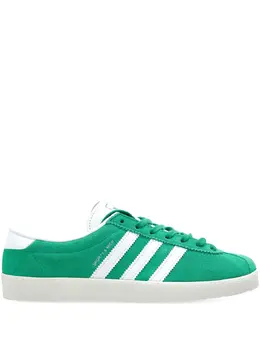 adidas: Зелёные кроссовки  Suede