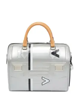 Louis Vuitton Pre-Owned: Серебристая сумка-шоппер 