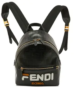 Fendi Pre-Owned: Чёрный рюкзак 
