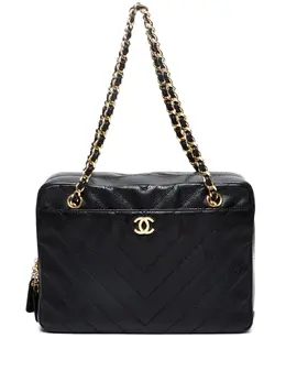 CHANEL Pre-Owned: Чёрная сумка 