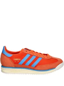 adidas: Оранжевые кроссовки  Suede