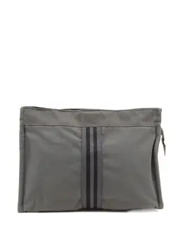 Hermès Pre-Owned: Клатч в полоску 